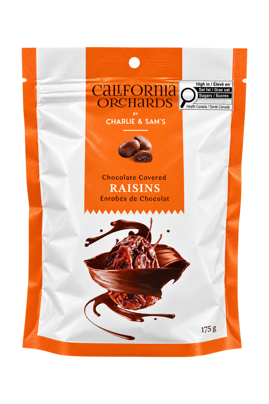 California Orchards by Charlie & Sam's Chocolate Covered Raisins 175g