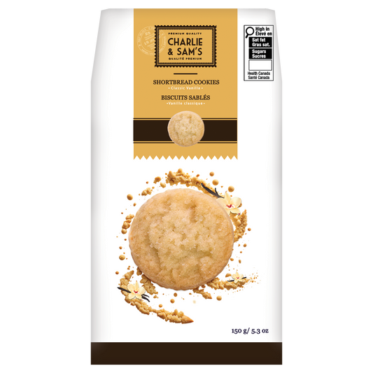 Charlie & Sam's - Vanilla Shortbread Cookies