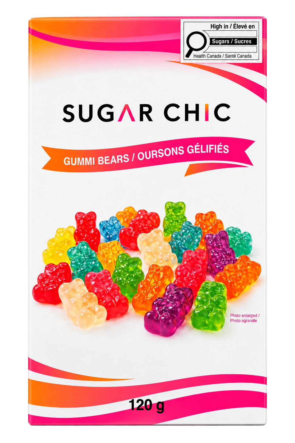 Sugar Chic Assorted Gummi Bears 120g